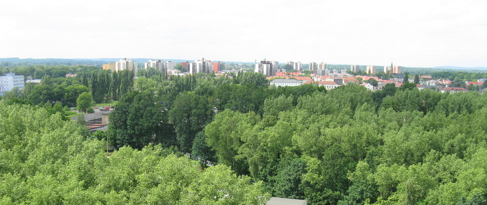 Pohled na Bohumín ze sídliště Tovární - zvětšit fotografii