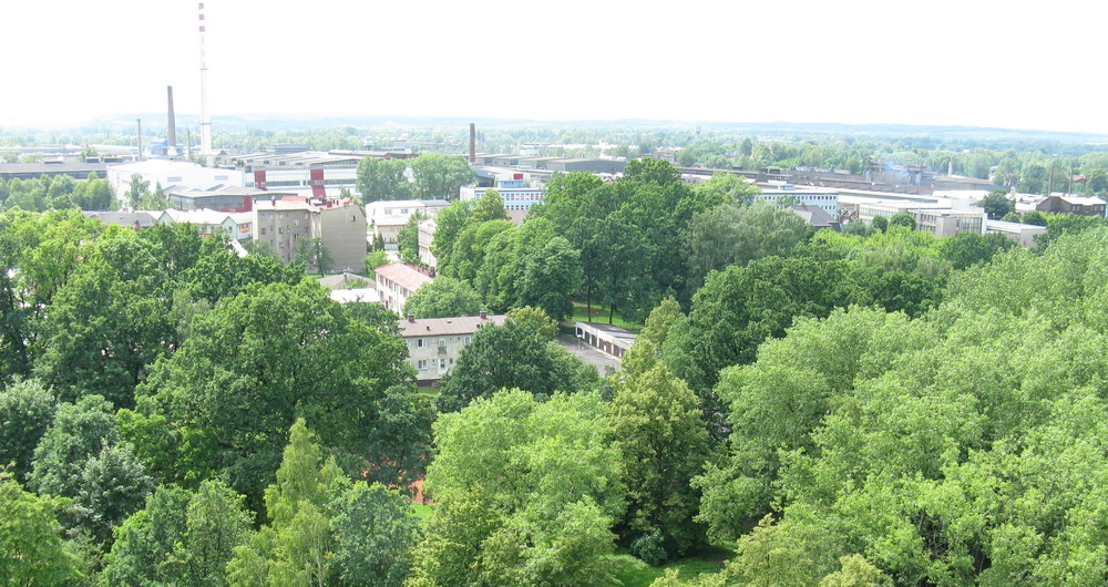 Pohled na Bohumín ze sídliště Tovární - zvětšit fotografii