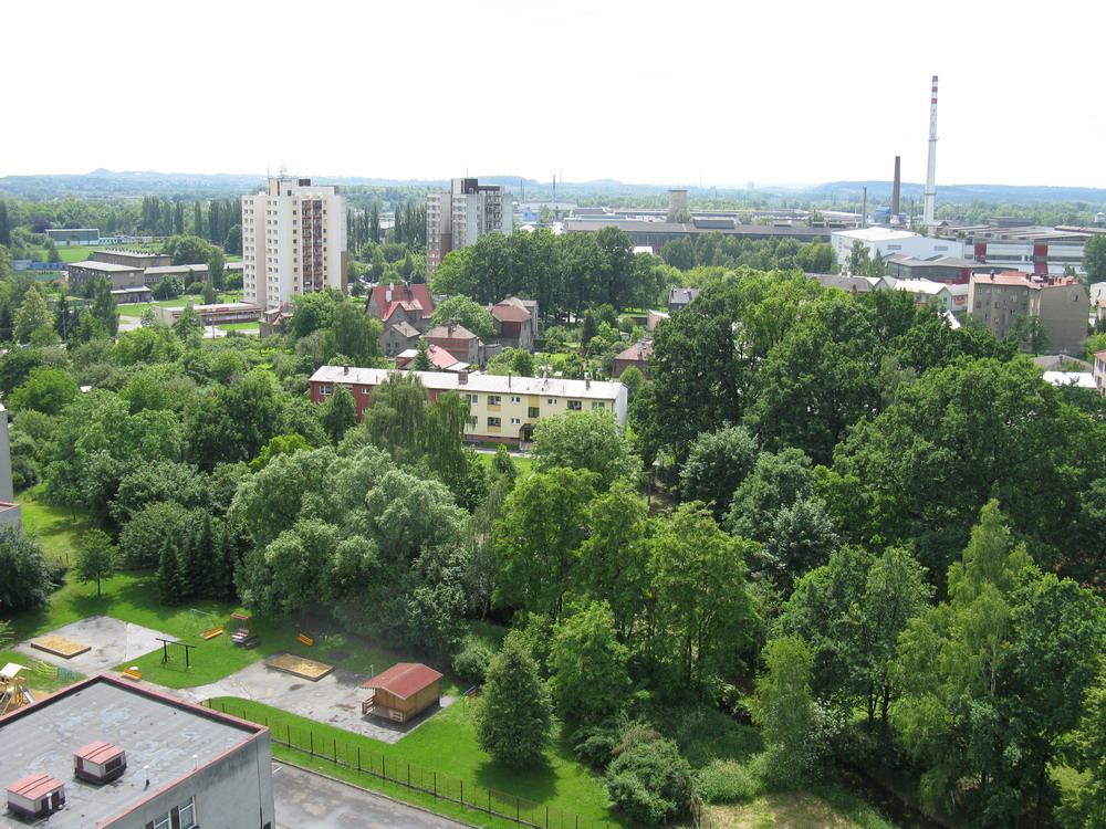 Pohled na Bohumín ze sídliště Tovární - zvětšit fotografii