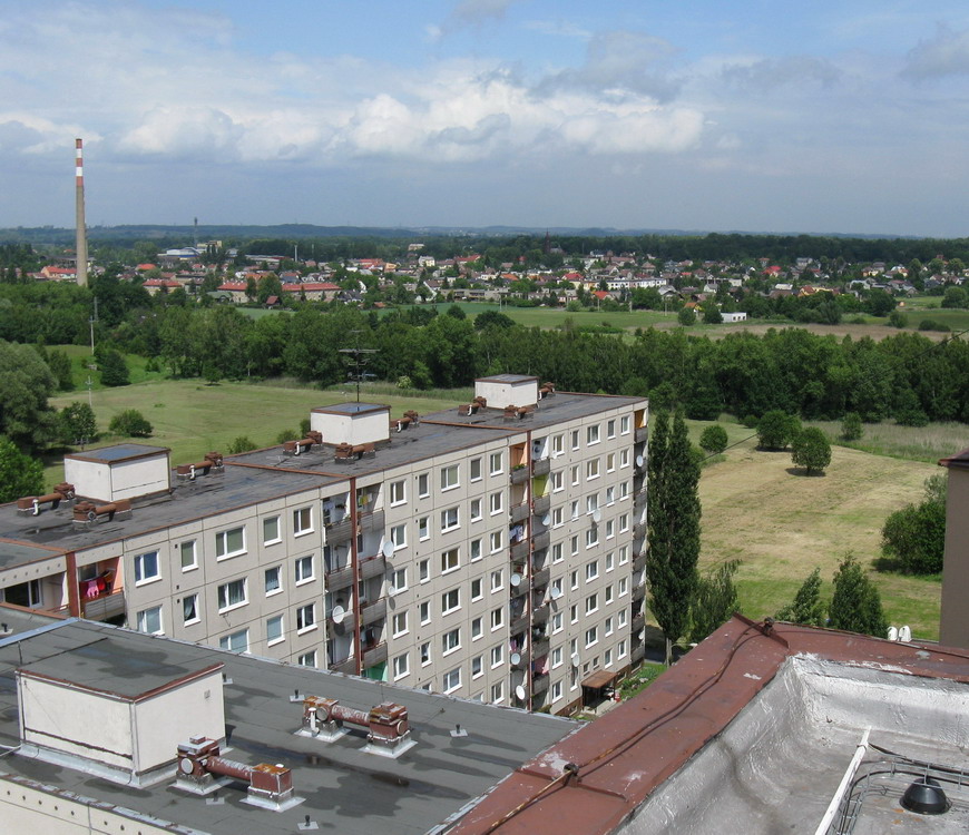Pohled na Bohumín ze sídliště Tovární - zvětšit fotografii
