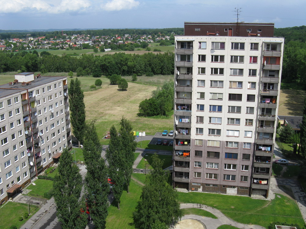 Pohled na Bohumín ze sídliště Tovární - zvětšit fotografii