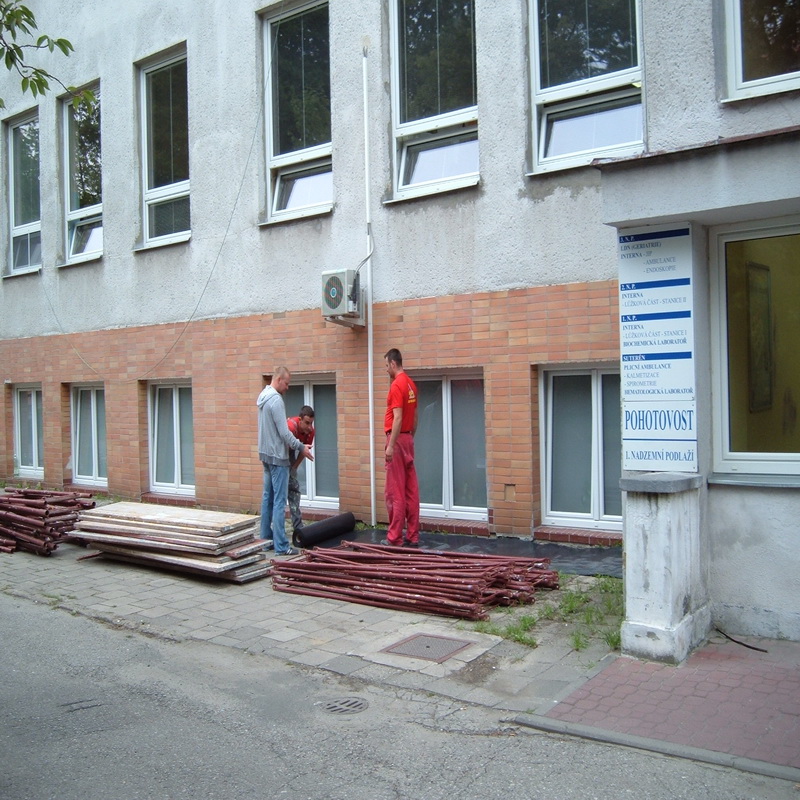 Rekonstrukce nemocnice - pavilon B