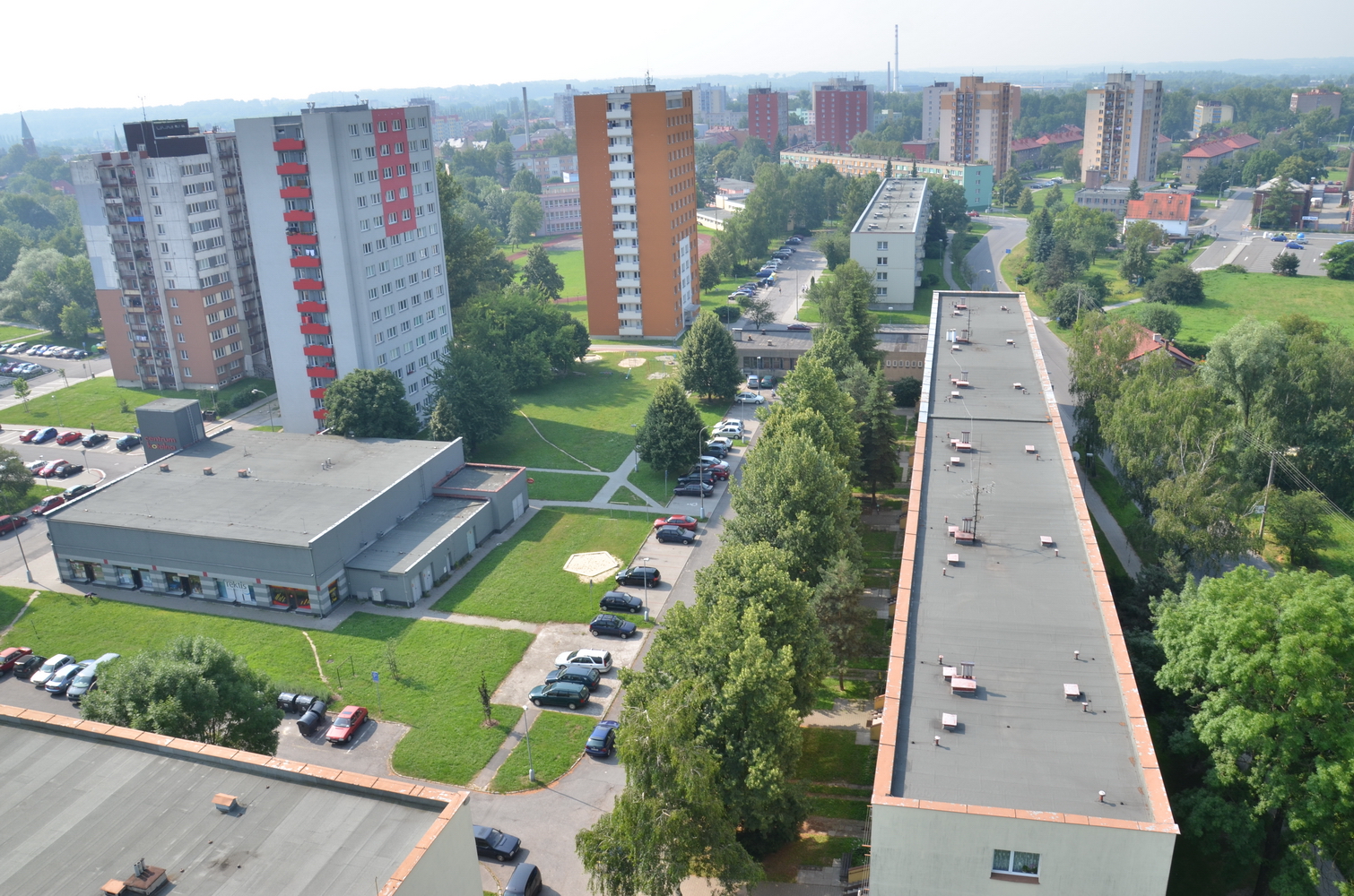 Bohumín z ptačí perspektivy
