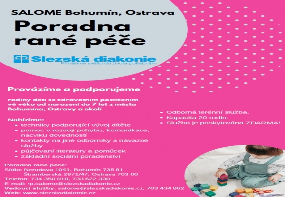 Slezská diakonie – středisko SALOME Bohumín - zvětšit fotografii