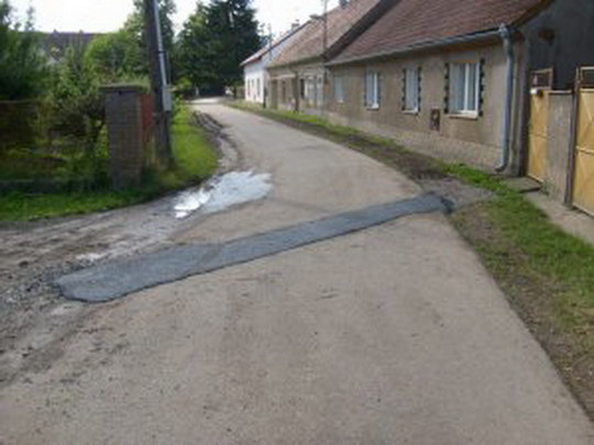 Opravy cest po provedení přípojek