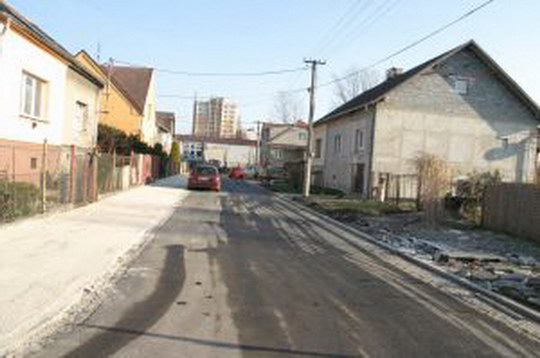 Čištění ulice Na Výsluní závisí na počasí