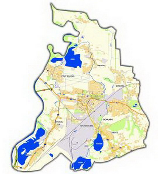 Značka obec nemusí vždy korespondovat s mapou