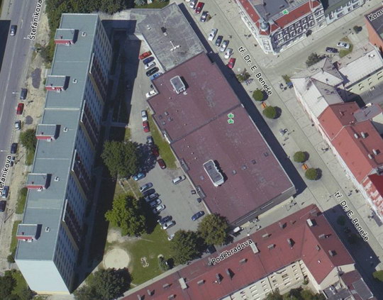 Revitalizace vnitrobloku ul. Podebradova - tř. Dr. E. Beneše I