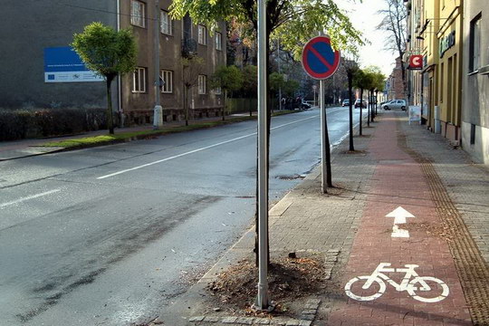 Cyklostezku v centru Bohumína projektoval cyklista