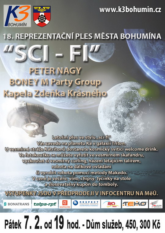 Na sci-fi plese v Bohumíně se bude soutěžit ve vesmírných disciplínách