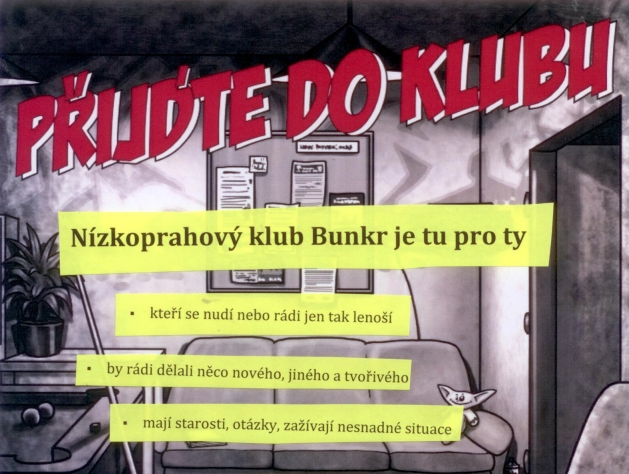 Klub Bunkr pořádá den otevřených dveří