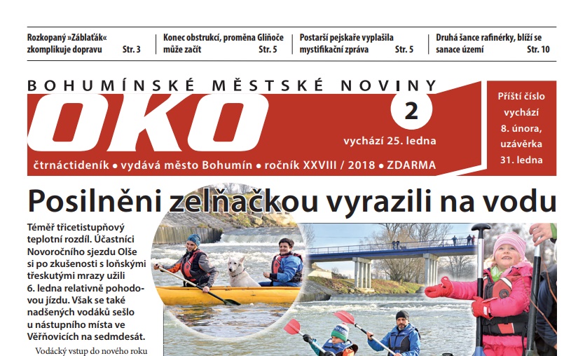 Noviny OKO zůstanou zdarma, placená verze ani distribuce do schránek není efektivní