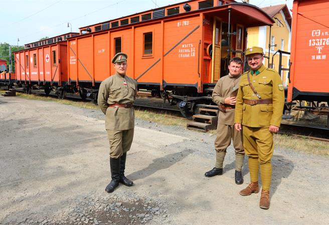 Do Bohumína zavítá Legiovlak, věrná replika vlaku československých legionářů