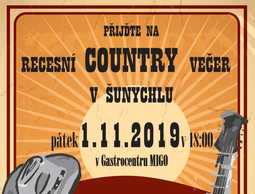 První listopadový pátek se v Šunychlu ponese na vlně country