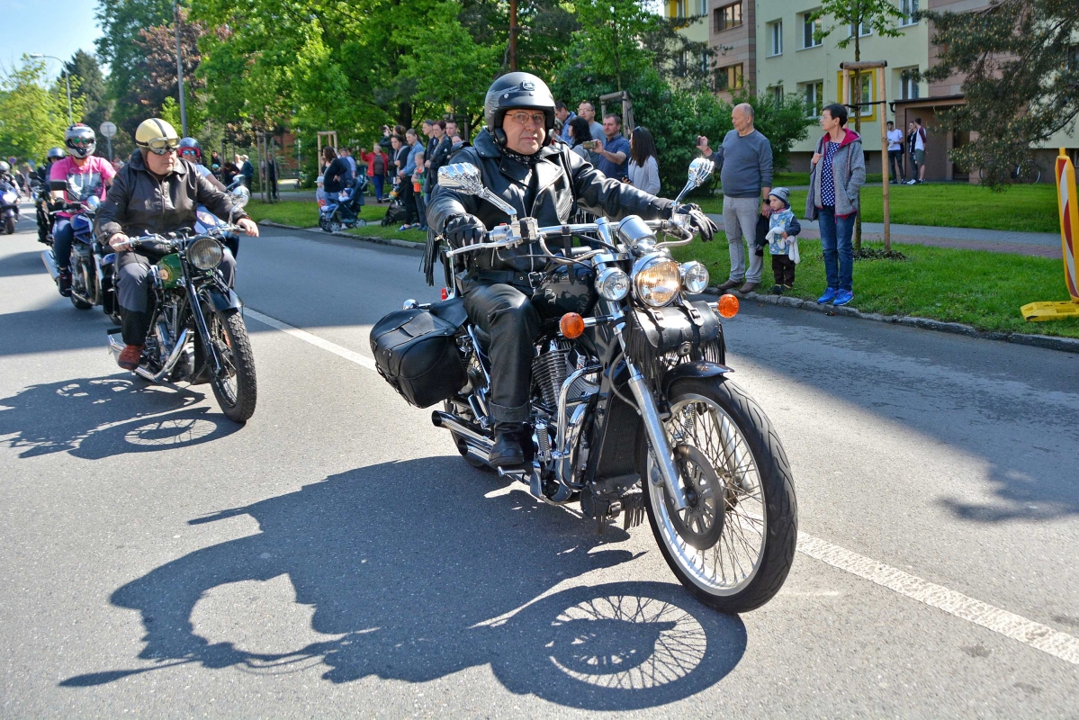 Bohumínem projedou v sobotu motorkáři