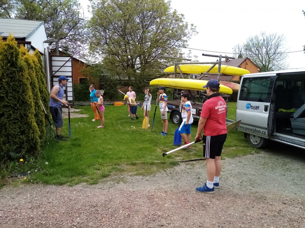 Děti z vodáckého kroužku strávily víkend ve Štramberku