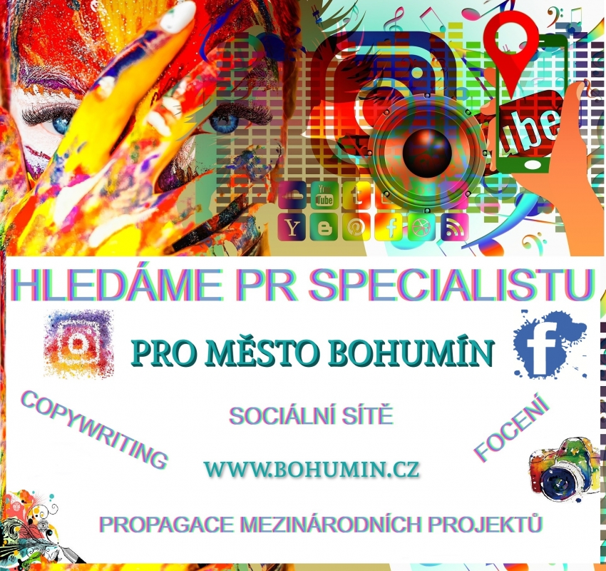 Hledá se copywriter, PR specialista a správce sociálních sítí pro město Bohumín