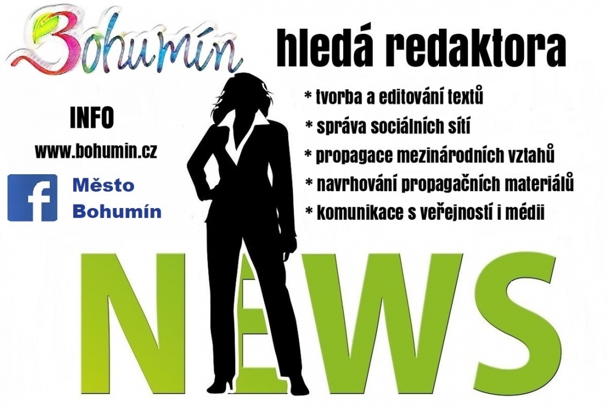 Nabídka práce - copywriter, PR specialista a správce sociálních sítí pro Bohumín