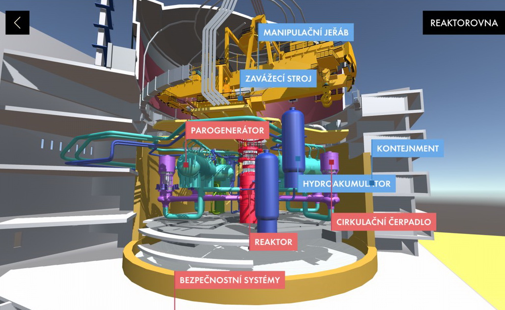 Virtuální prohlídka útrob jaderného reaktoru