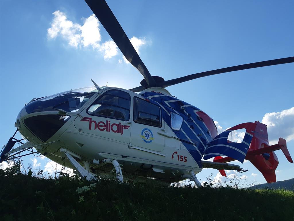 Také v Rychvaldu letečtí záchranáři zasahovali u pádu z výšky