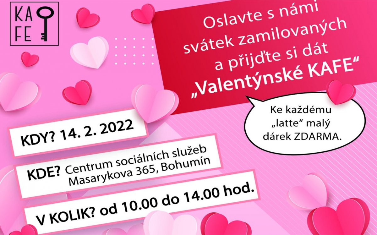 Káva zamilovaných, kafé Klíček chystá speciální valentýnské latte