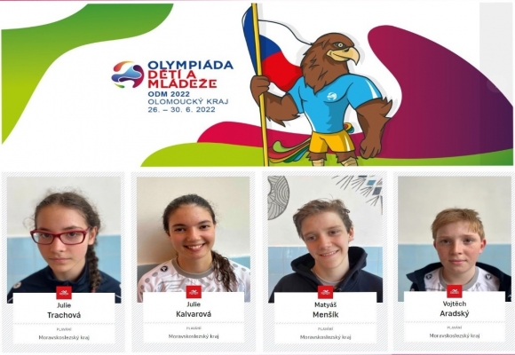 Čtyři bohumínští plavci v krajské reprezentaci pro olympiádu dětí