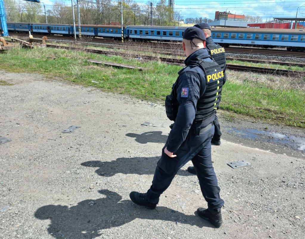 Policisté se zaměřili na železnici a kolejiště, zasahovali také v Bohumíně