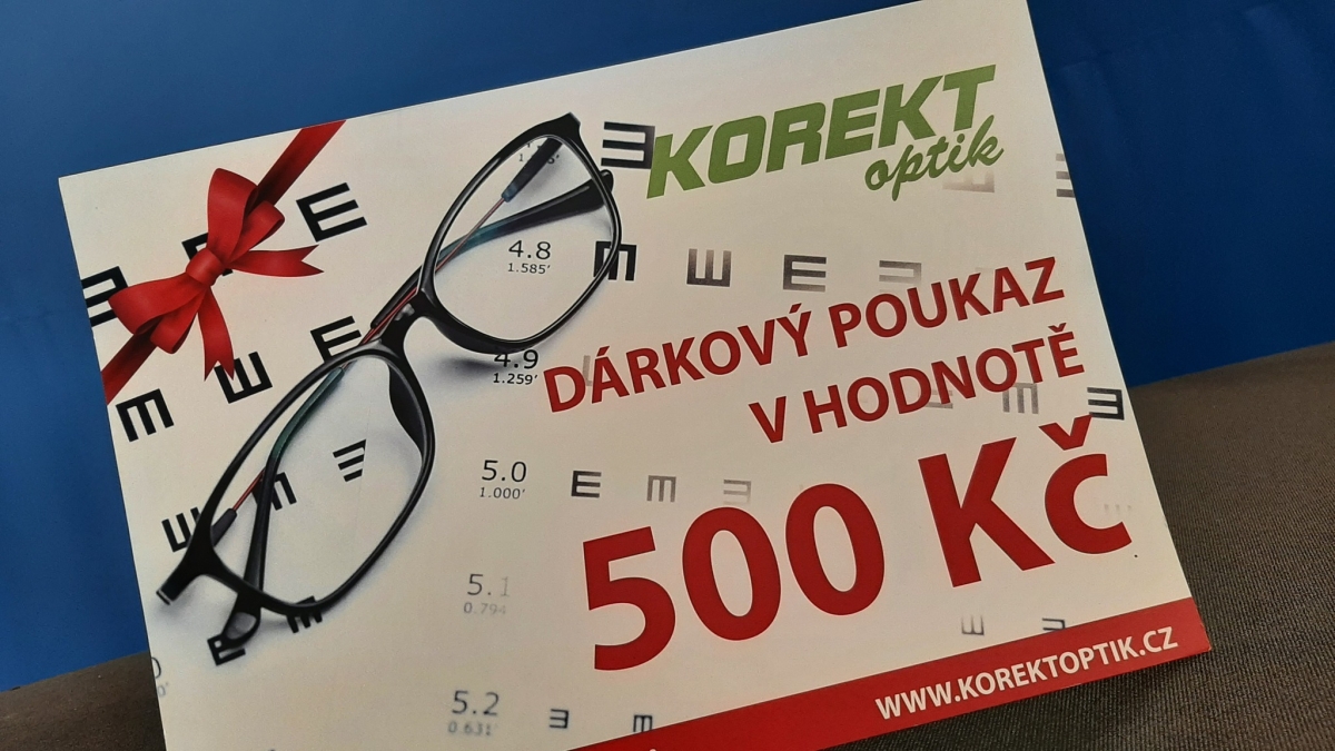 Velká letní soutěž o dárkový poukaz od Korekt Optik Petra Sichy