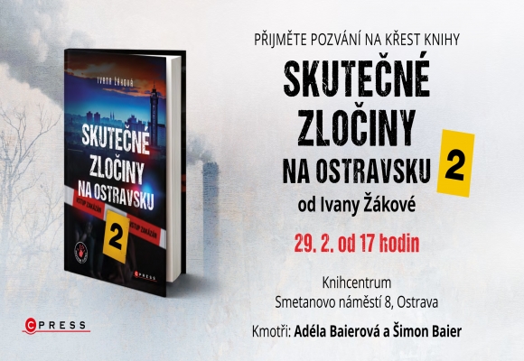 Skutečné mordy na Ostravsku v pokračování knihy autorky z Bohumína