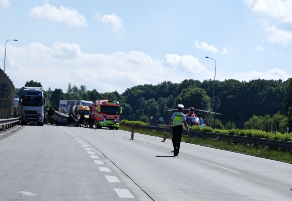 Záchranáři zasahovali u dopravní nehody na dálnici D1 mezi Ostravou a Bohumínem