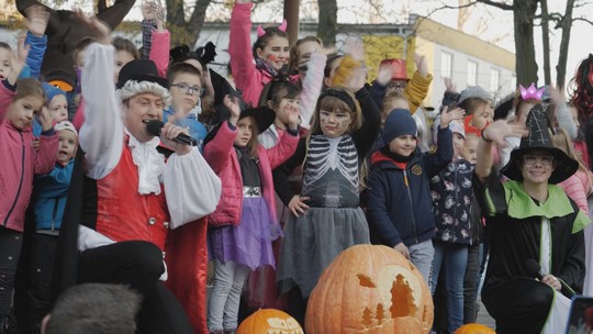 Parkem prošel průvod halloweenských masek