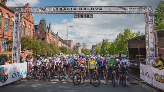 Cyklistický závod Gracia Orlová poprvé v Bohumíně - zobrazit video