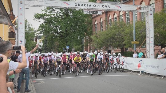 Cyklistická Gracia Orlová podruhé v Bohumíně - show video