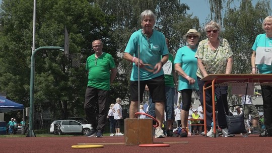 Krajské sportovní hry seniorů v Bohumíně - zobrazit video