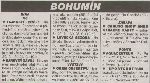 Volný čas - Bohumín - Zvětšit