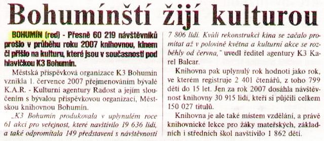 Bohumínští žijí kulturou - Zvětšit