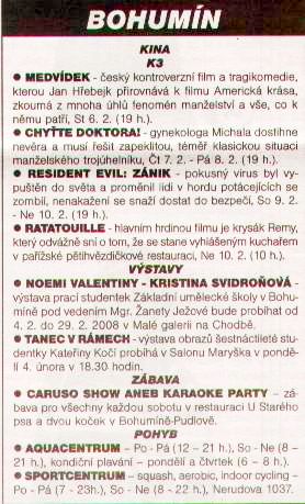Volný čas - Bohumín - Zvětšit