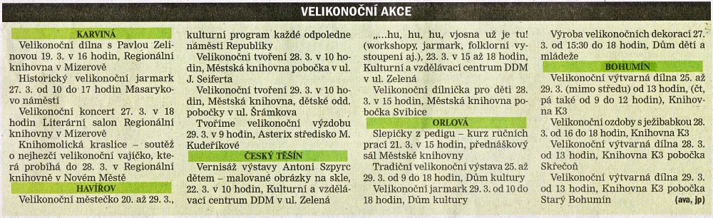 Velikonoční akce - Zvětšit